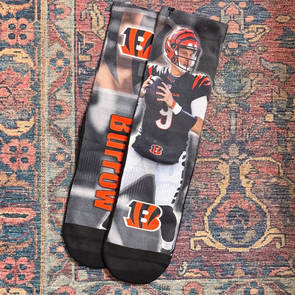 NWOT Joe Burrow Socks